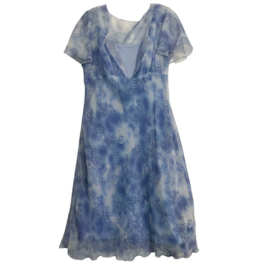 Vintage 90's Y2k Butterfly Dress